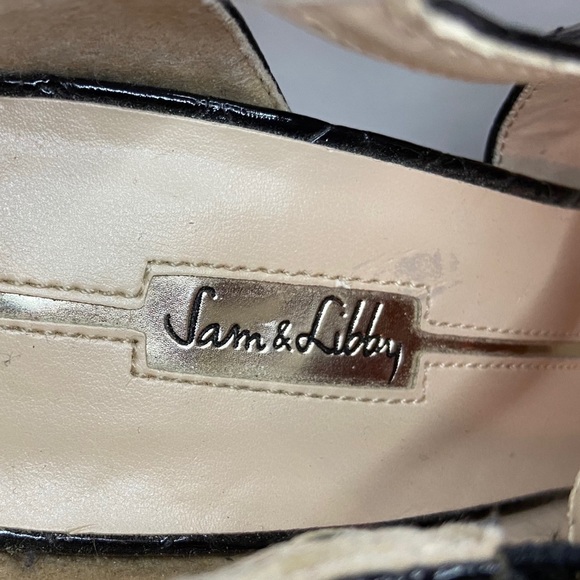 Sam & Libby Black Patent Pumps. Size 9. - Picture 6 of 6